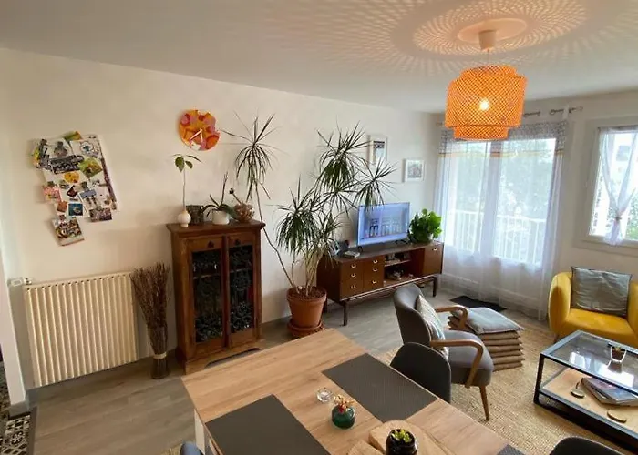 Séjour chez l'habitant Lumineux 70 M2 Proche Centre